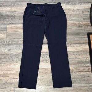 Express Women's Straight Leg Pants in Navy